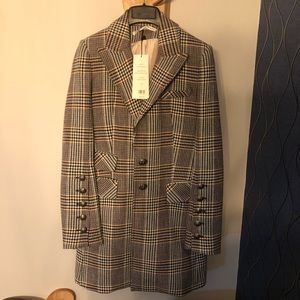 Veronica Beard Reece Plaid Dickey Coat